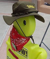 Timmy gets his NPS Jr Ranger hat